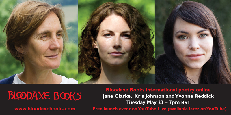 Launch reading by Jane Clarke, Kris Johnson and Yvonne Reddick