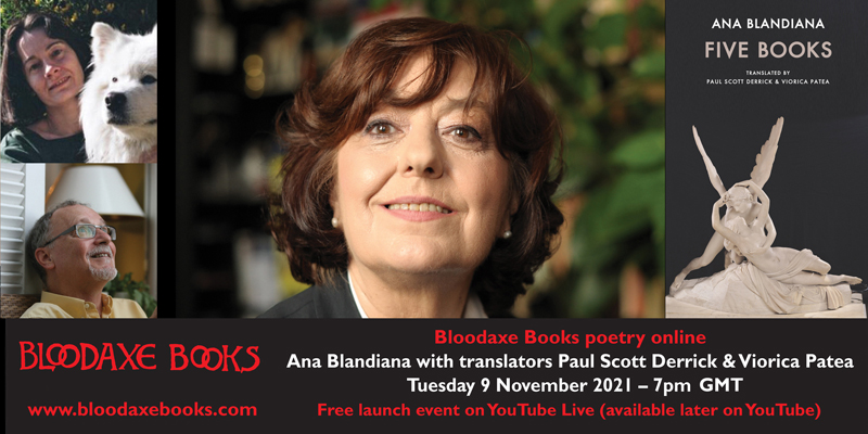 Launch reading by Ana Blandiana with her translators Paul Scott Derrick and Viorica Patea