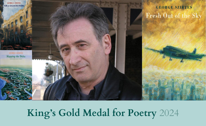 George Szirtes wins The King's Gold Medal for Poetry, 2024